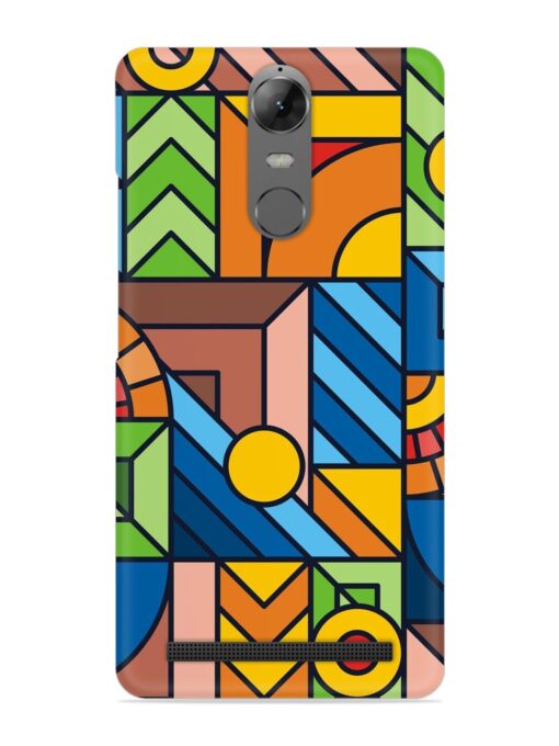 Colorful Geometric Snap Case for Lenovo K5 Note Zapvi