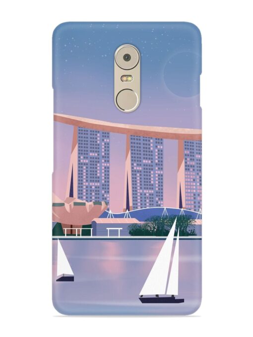 Singapore Scenery Architecture Snap Case for Lenovo K6 Note Zapvi