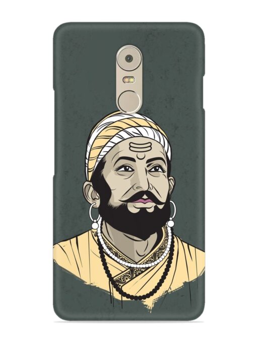 Shivaji Maharaj Vector Art Snap Case for Lenovo K6 Note Zapvi