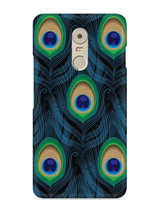 Seamless Pattern Peacock Snap Case for Lenovo K6 Note Zapvi