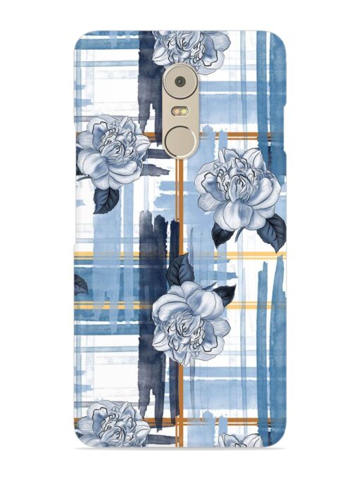 Watercolor Pattern Rose Snap Case for Lenovo K6 Note Zapvi