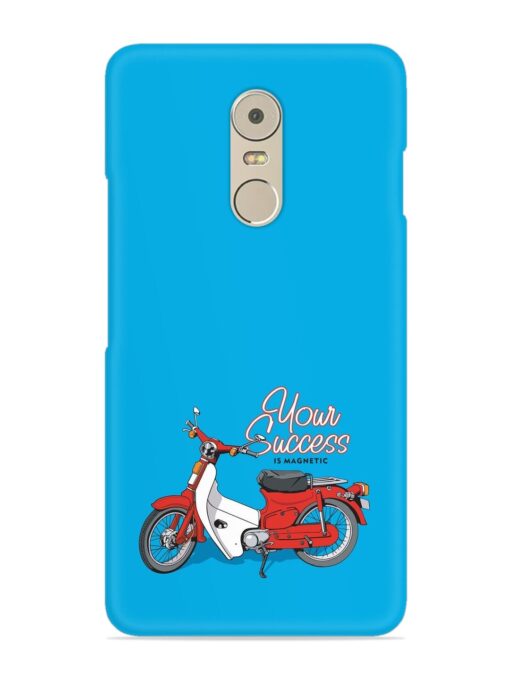 Motorcycles Image Vector Snap Case for Lenovo K6 Note Zapvi