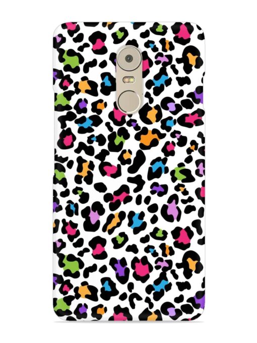 Seamless Leopard Pattern Snap Case for Lenovo K6 Note Zapvi