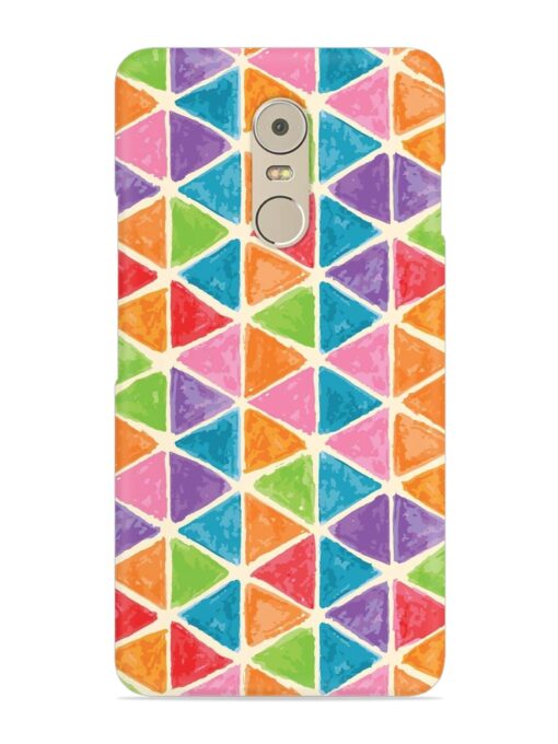 Seamless Colorful Isometric Snap Case for Lenovo K6 Note Zapvi