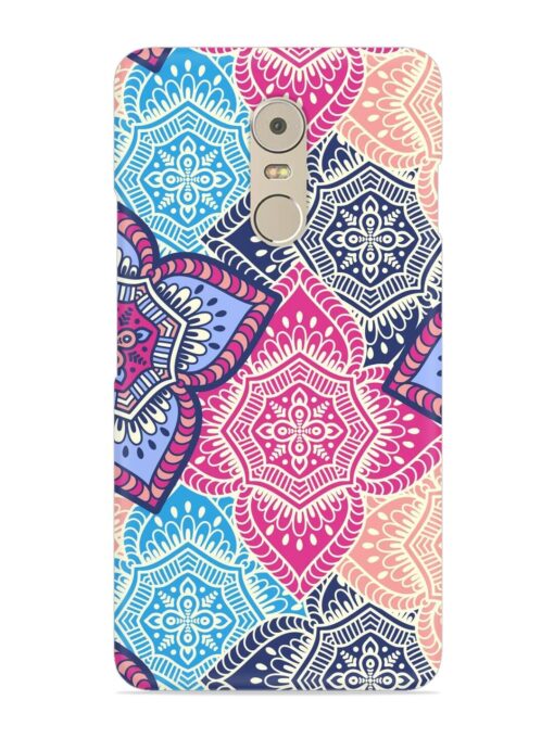 Ethnic Floral Seamless Snap Case for Lenovo K6 Note Zapvi