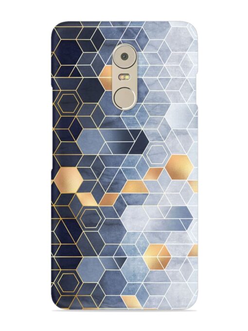 Geometric Abstraction Hexagons Snap Case for Lenovo K6 Note Zapvi