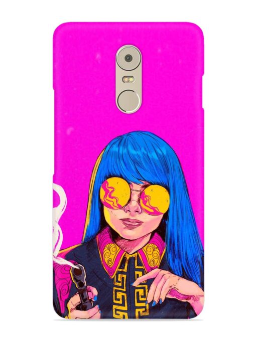 Aesthetic Anime Girl Snap Case for Lenovo K6 Note Zapvi