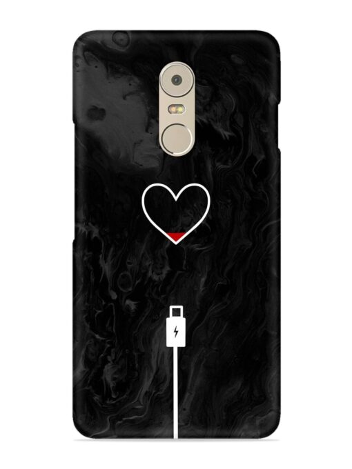 Heart Charging Vector Snap Case for Lenovo K6 Note Zapvi