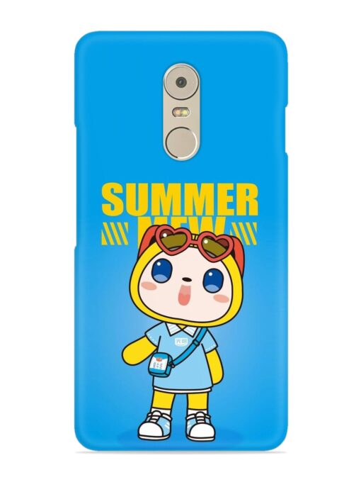 Summer Mew Cartoon Snap Case for Lenovo K6 Note Zapvi