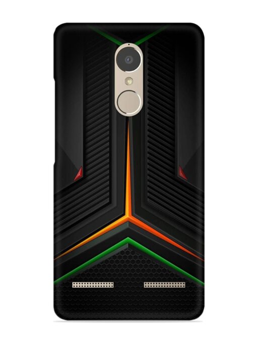 Orange Triangle Light Snap Case for Lenovo K6 Power Zapvi