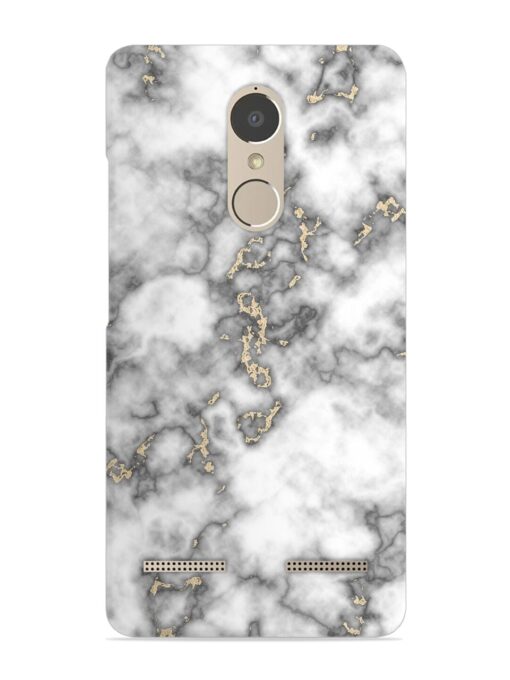 Gray And Gold Marble Snap Case for Lenovo K6 Power Zapvi