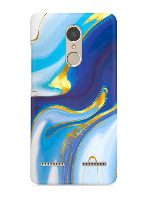 Watercolor Background With Golden Foil Snap Case for Lenovo K6 Power Zapvi