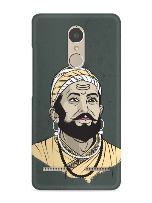 Shivaji Maharaj Vector Art Snap Case for Lenovo K6 Power Zapvi