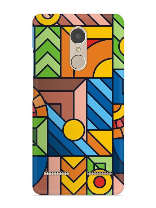 Colorful Geometric Snap Case for Lenovo K6 Power Zapvi