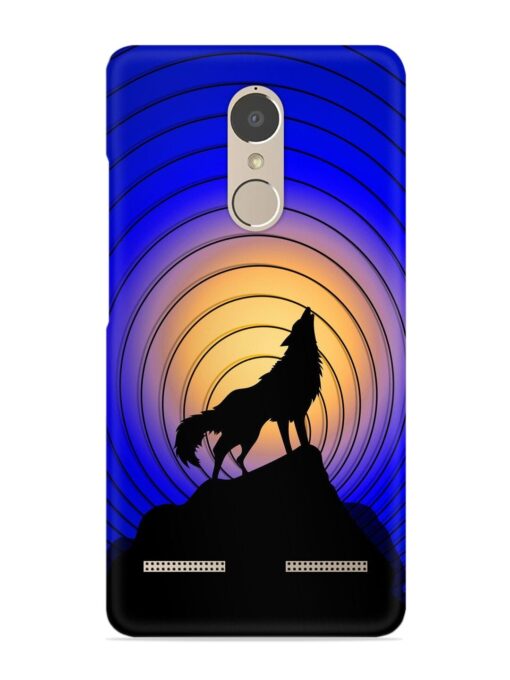 Fox Roaring Design Snap Case for Lenovo K6 Power Zapvi