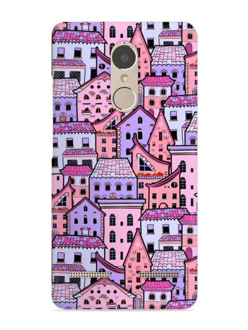 Seamless Pattern Houses Snap Case for Lenovo K6 Power Zapvi