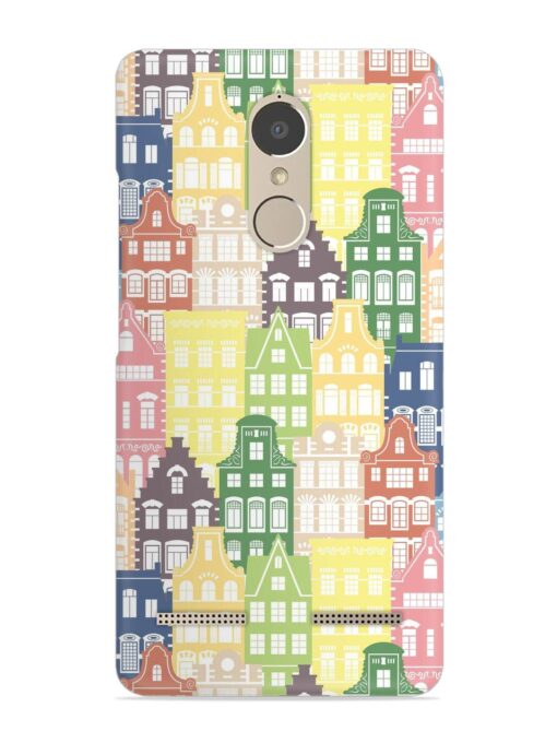 Seamless Shapes Pattern Snap Case for Lenovo K6 Power Zapvi