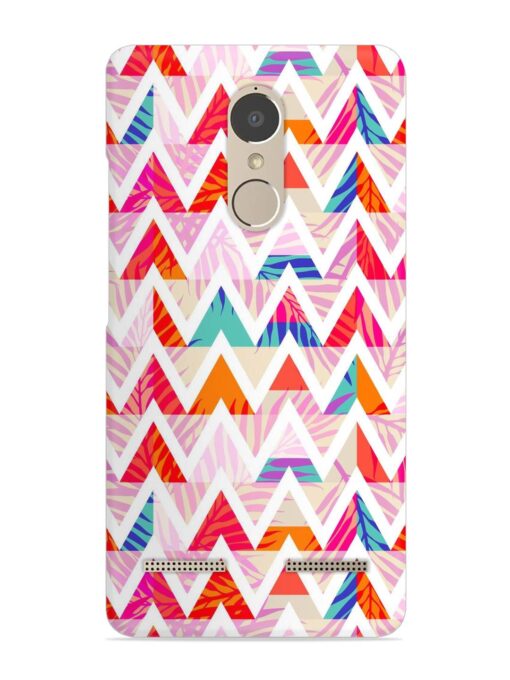 Abstract Triangle Background Snap Case for Lenovo K6 Power Zapvi