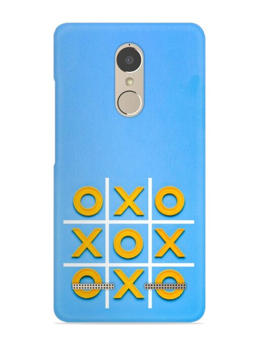 Yellow Plastic Crosses Snap Case for Lenovo K6 Power Zapvi