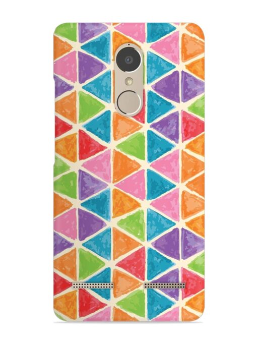 Seamless Colorful Isometric Snap Case for Lenovo K6 Power Zapvi