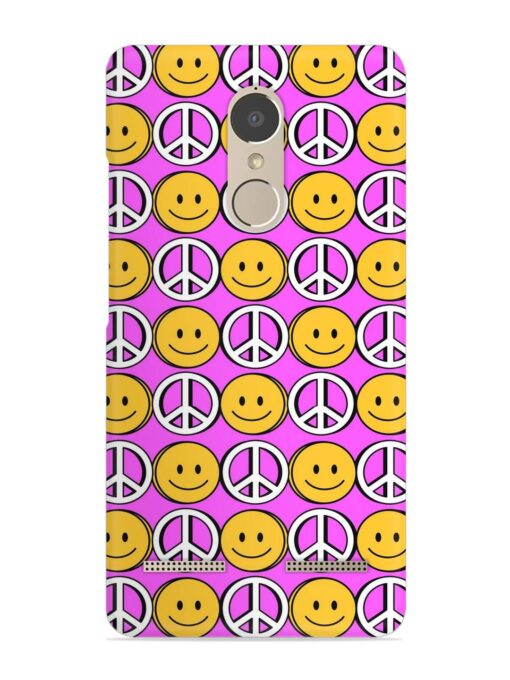 Smiley Face Peace Snap Case for Lenovo K6 Power Zapvi