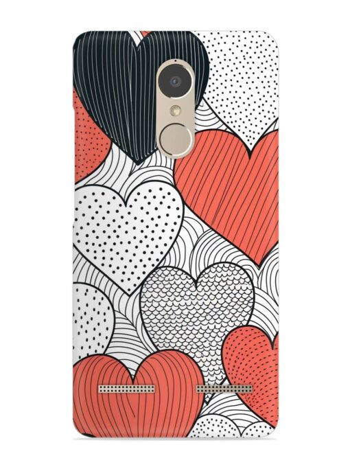 Girly Heart Seamless Snap Case for Lenovo K6 Power Zapvi