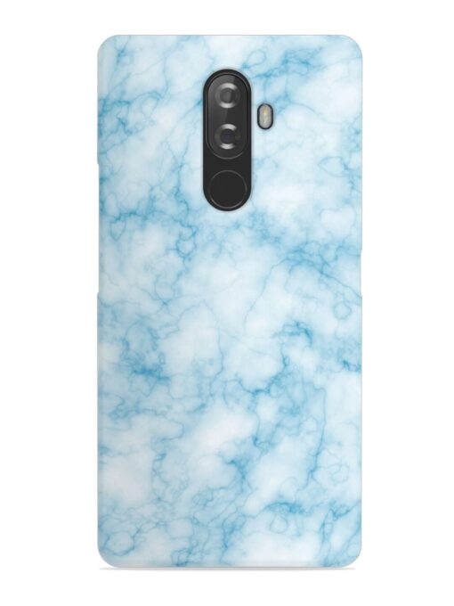 Blue White Natural Marble Snap Case for Lenovo K8 Note Zapvi