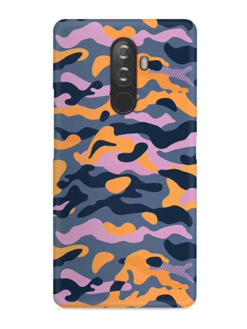 Camouflage Army Military English Orange Art Snap Case for Lenovo K8 Note Zapvi