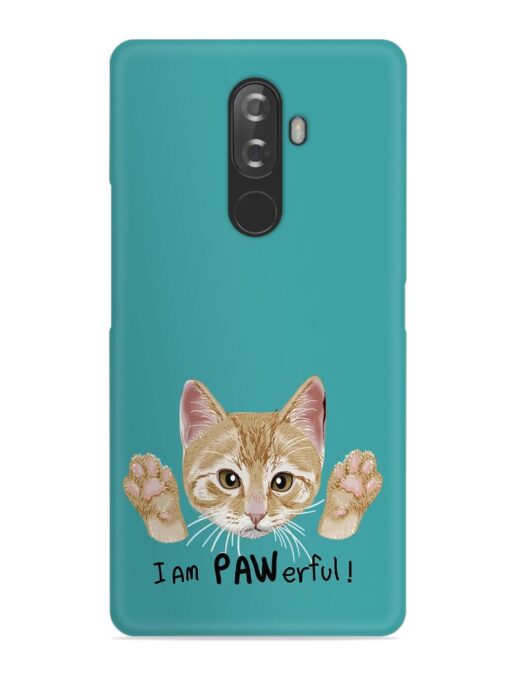 Typography Slogan Cat Snap Case for Lenovo K8 Note Zapvi