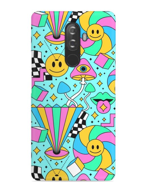 Trippy Rainbow 60S Snap Case for Lenovo K8 Note Zapvi