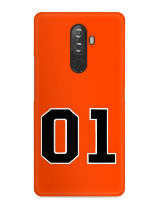 01 Number Snap Case for Lenovo K8 Note Zapvi