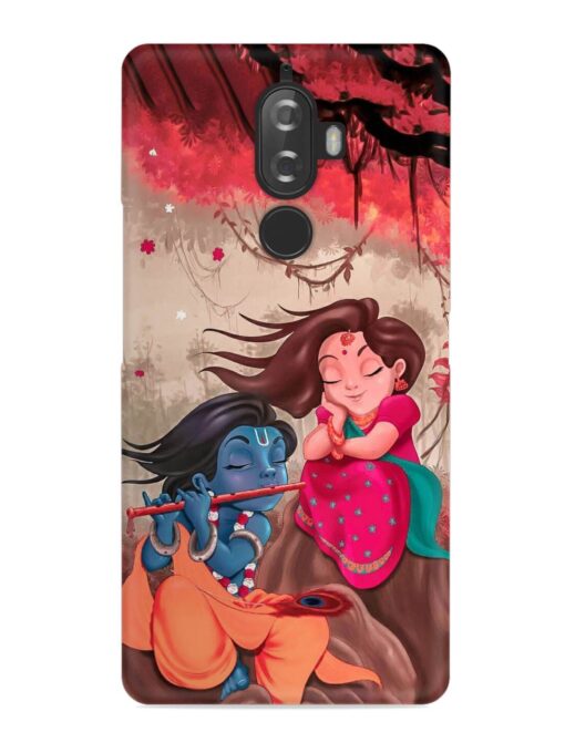 Radhe Krishna Water Art Snap Case for Lenovo K8 Plus Zapvi