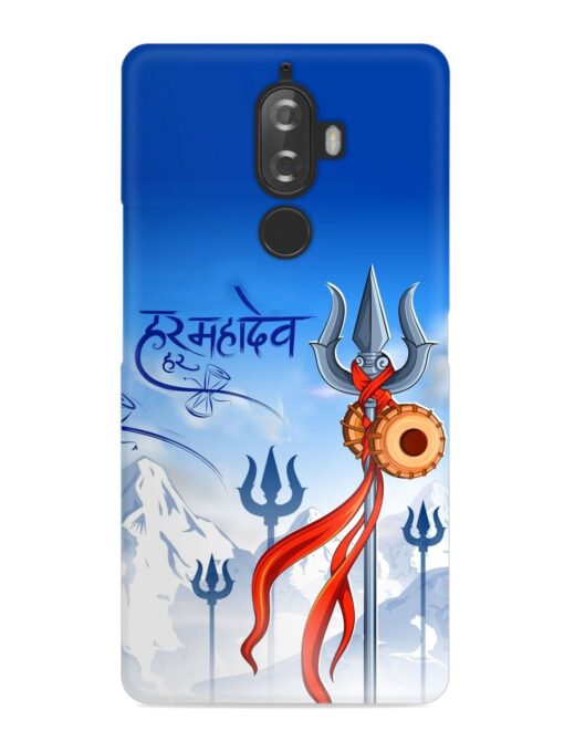 Har Har Mahadev Trishul Snap Case for Lenovo K8 Plus Zapvi