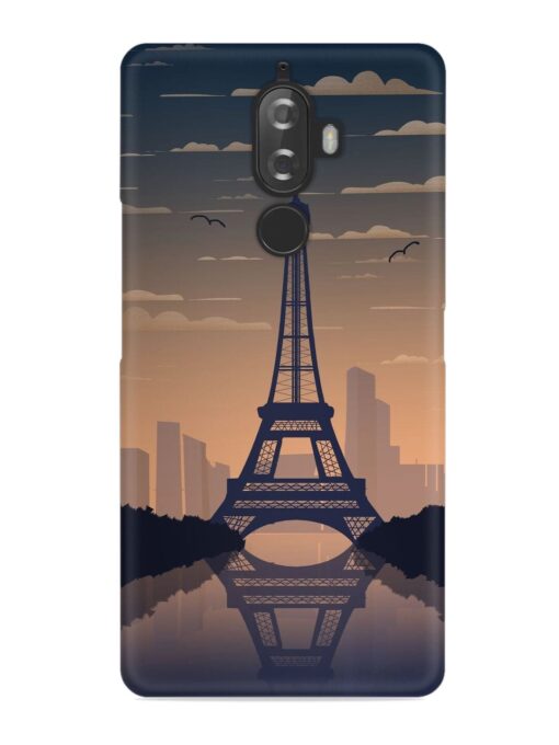 France Paris Eiffel Tower Gradient Snap Case for Lenovo K8 Plus Zapvi