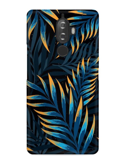 Abstract Leaf Art Snap Case for Lenovo K8 Plus Zapvi