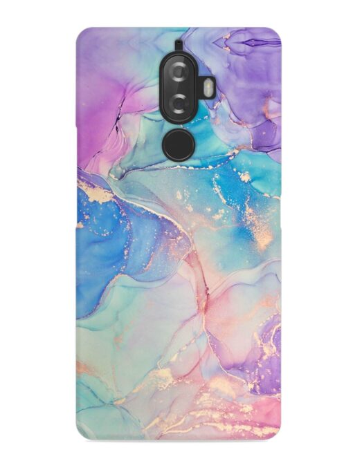 Alcohol Ink Colors Snap Case for Lenovo K8 Plus Zapvi