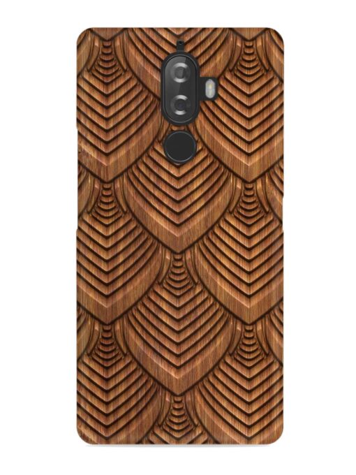 Carved Pattern On Snap Case for Lenovo K8 Plus Zapvi