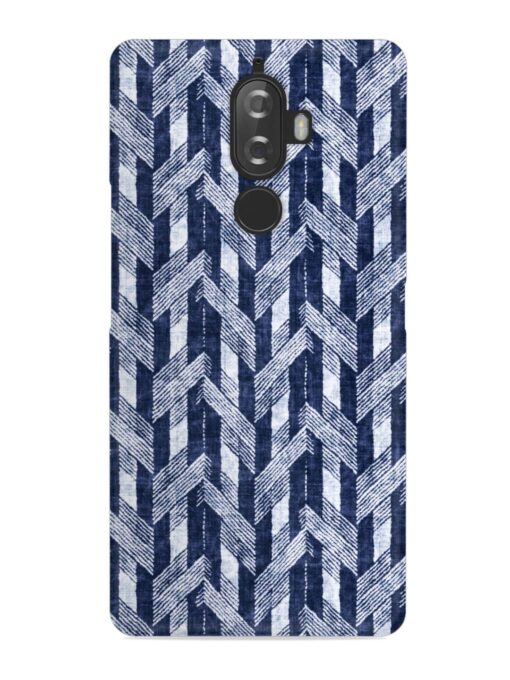 Abstract Herringbone Motif Snap Case for Lenovo K8 Plus Zapvi