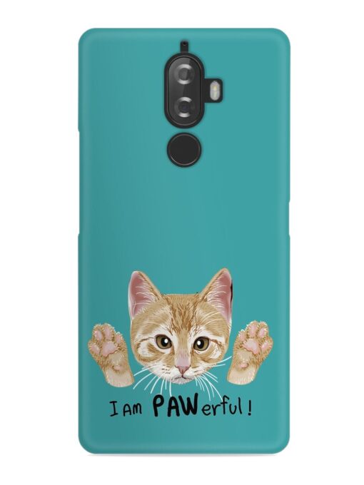 Typography Slogan Cat Snap Case for Lenovo K8 Plus Zapvi