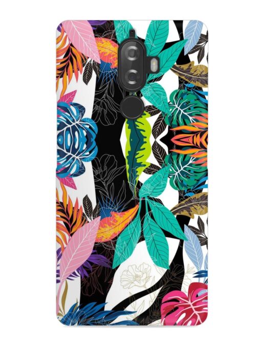 Floral Pattern Bright Snap Case for Lenovo K8 Plus Zapvi