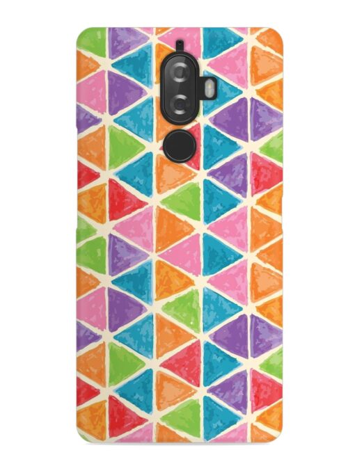 Seamless Colorful Isometric Snap Case for Lenovo K8 Plus Zapvi