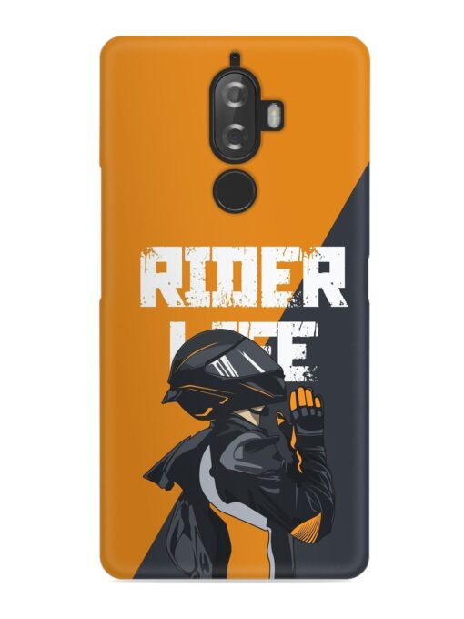 Rider Life Snap Case for Lenovo K8 Plus Zapvi