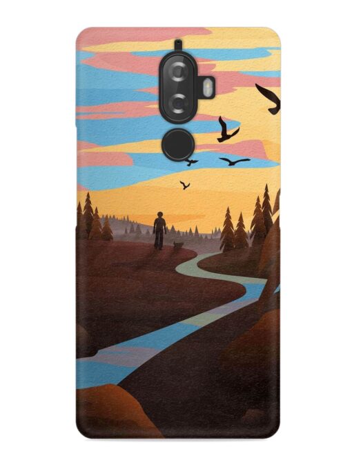 Natural Landscape Art Snap Case for Lenovo K8 Plus Zapvi