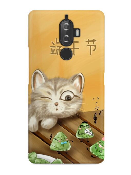 Cat Scorpion Dancing Snap Case for Lenovo K8 Plus Zapvi