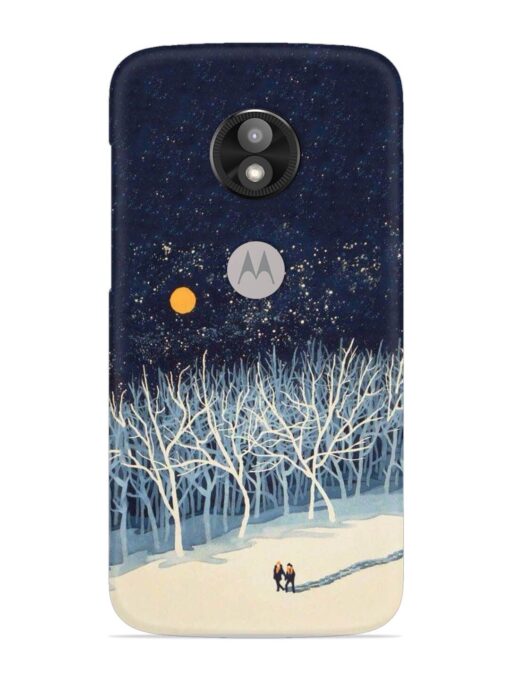 Full Moon Snowshoe Tour Snap Case for Motorola Moto E5 Play Zapvi