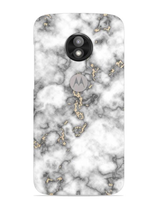 Gray And Gold Marble Snap Case for Motorola Moto E5 Play Zapvi