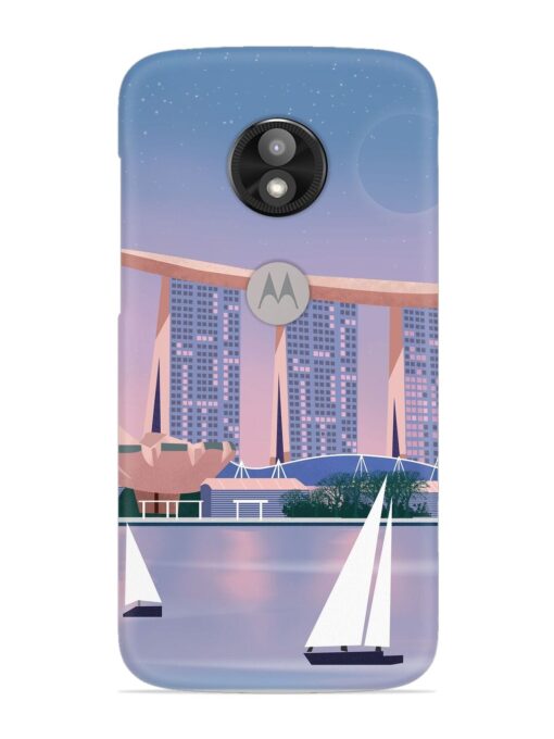 Singapore Scenery Architecture Snap Case for Motorola Moto E5 Play Zapvi