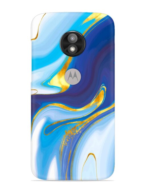 Watercolor Background With Golden Foil Snap Case for Motorola Moto E5 Play Zapvi