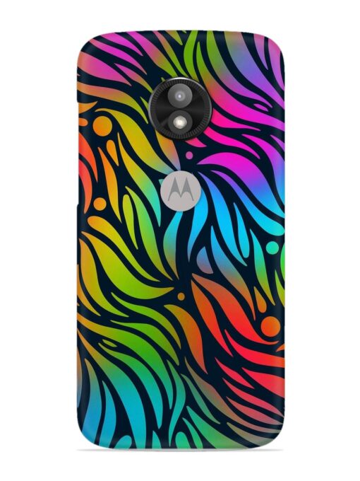 Abstract Leaf Design Snap Case for Motorola Moto E5 Play Zapvi