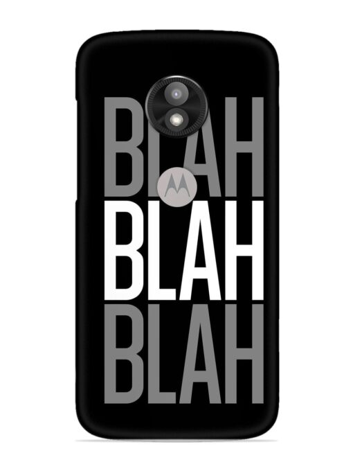 Blah Blah Blah Wallpaper Snap Case for Motorola Moto E5 Play Zapvi